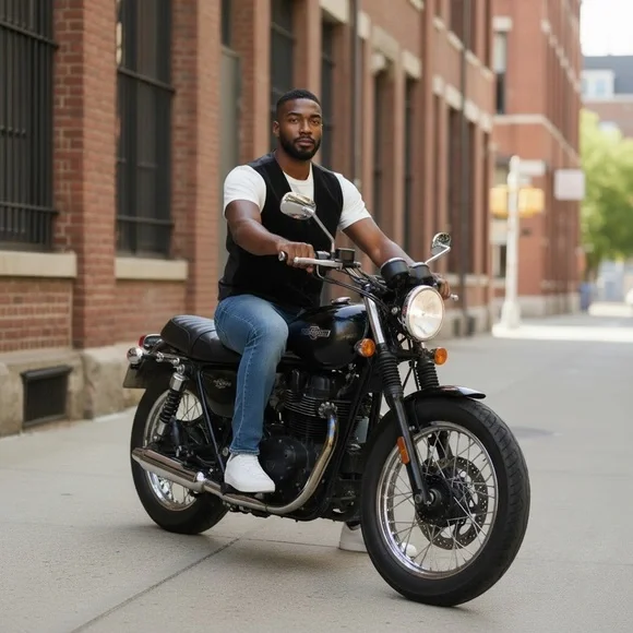 LP Uomo Black 6 Button Up Suede Vest - Picture 3 of 5